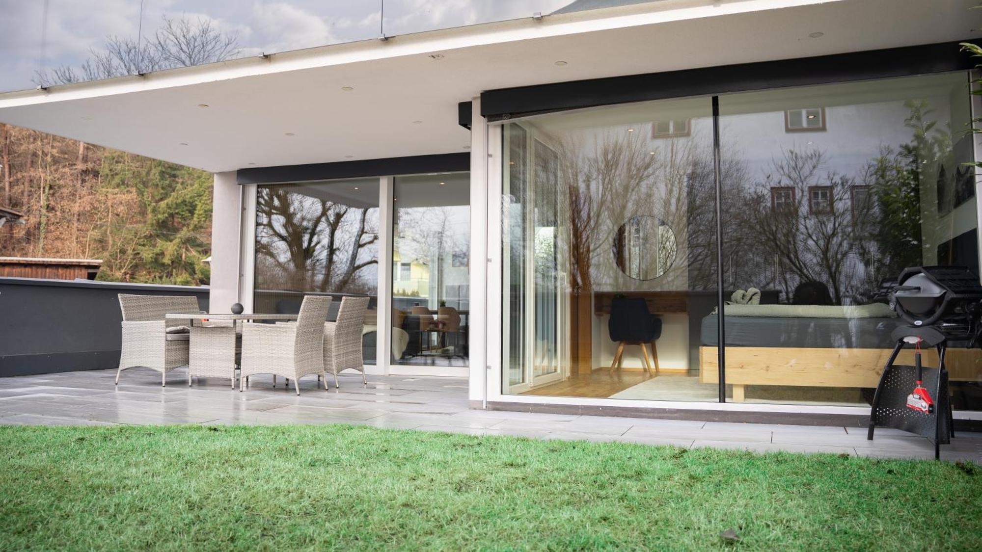 Gartenwohnung Mit Alpenblick Fritzens Exterior foto